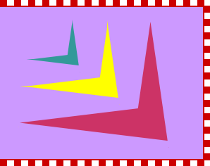 Three chevrons flag