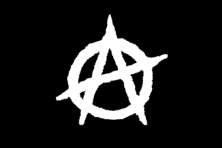 all-black flag with (A)