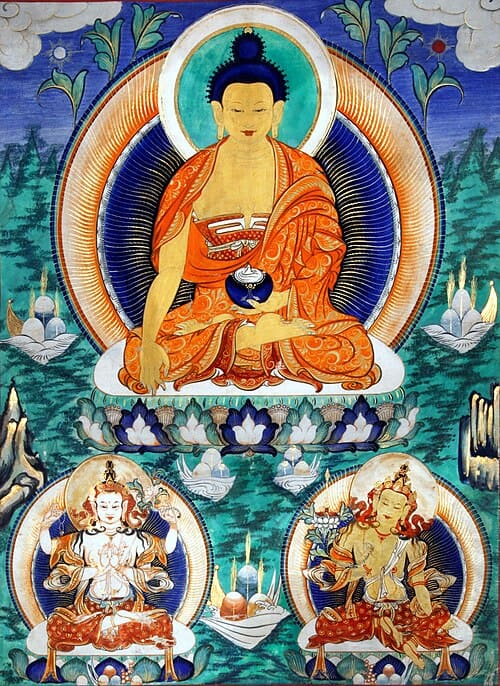 Mongolian thangka