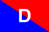 diagonal bicolour